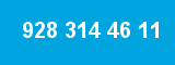 928 314 46 11 928 314 46 11